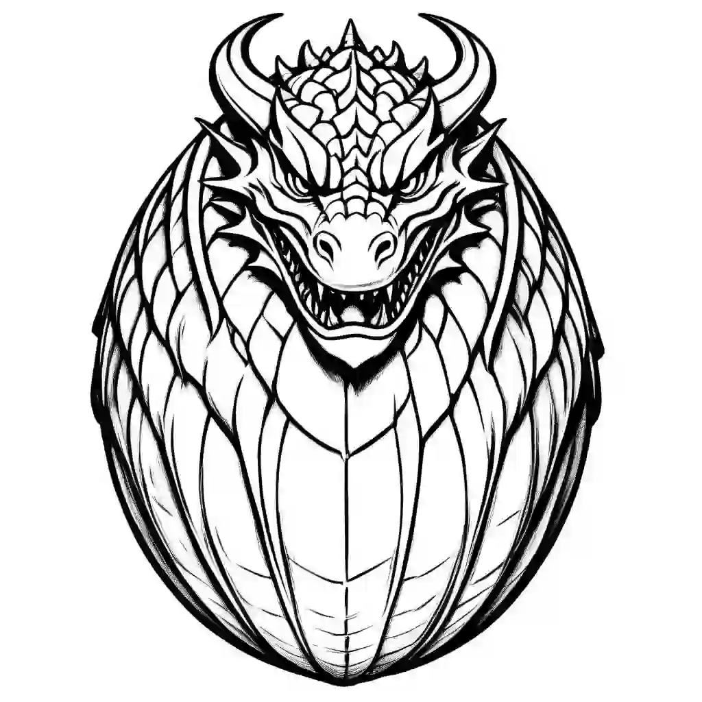 Dragon Egg coloring pages